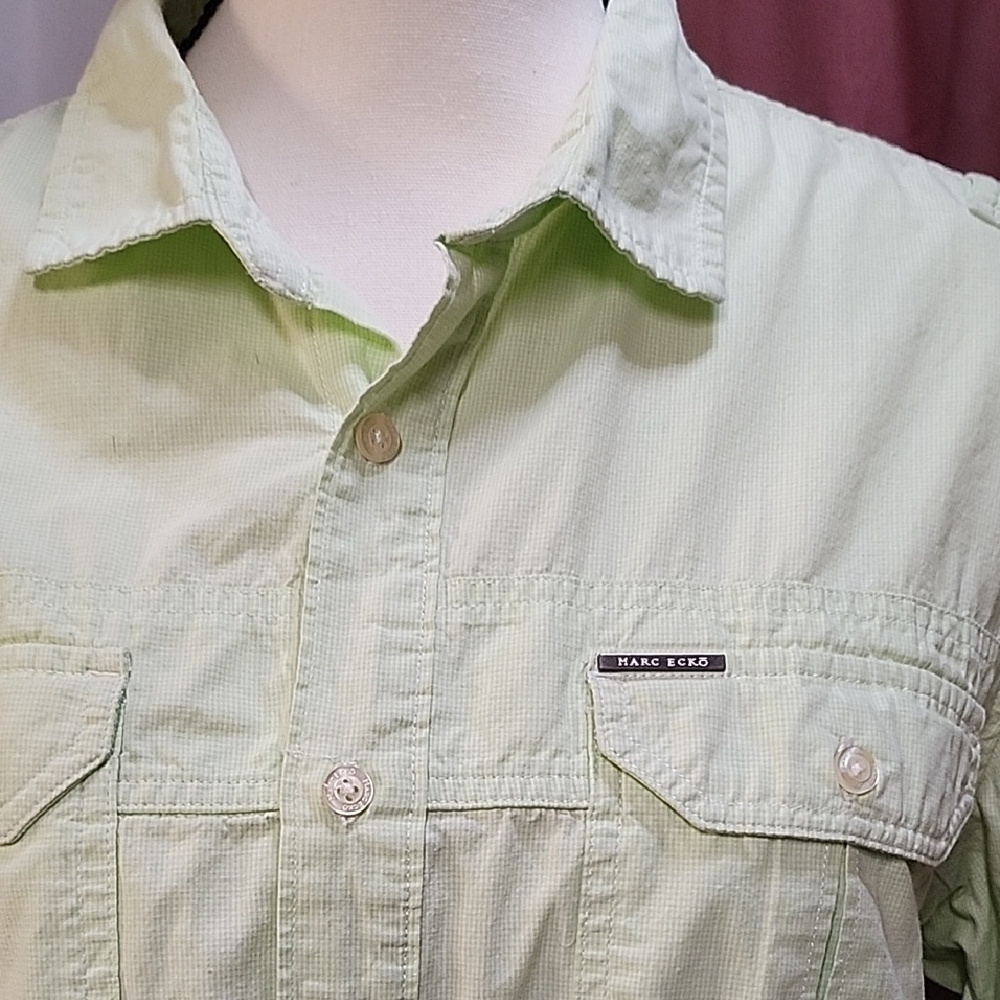 Marc Ecko Mint Green Casual Shirt, size Medium
